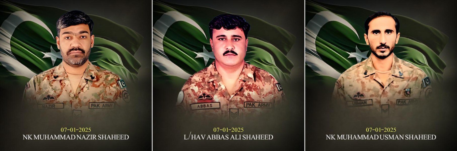19 terrorists neutralised, three soldiers embraced martyrdom in three KP IBOs