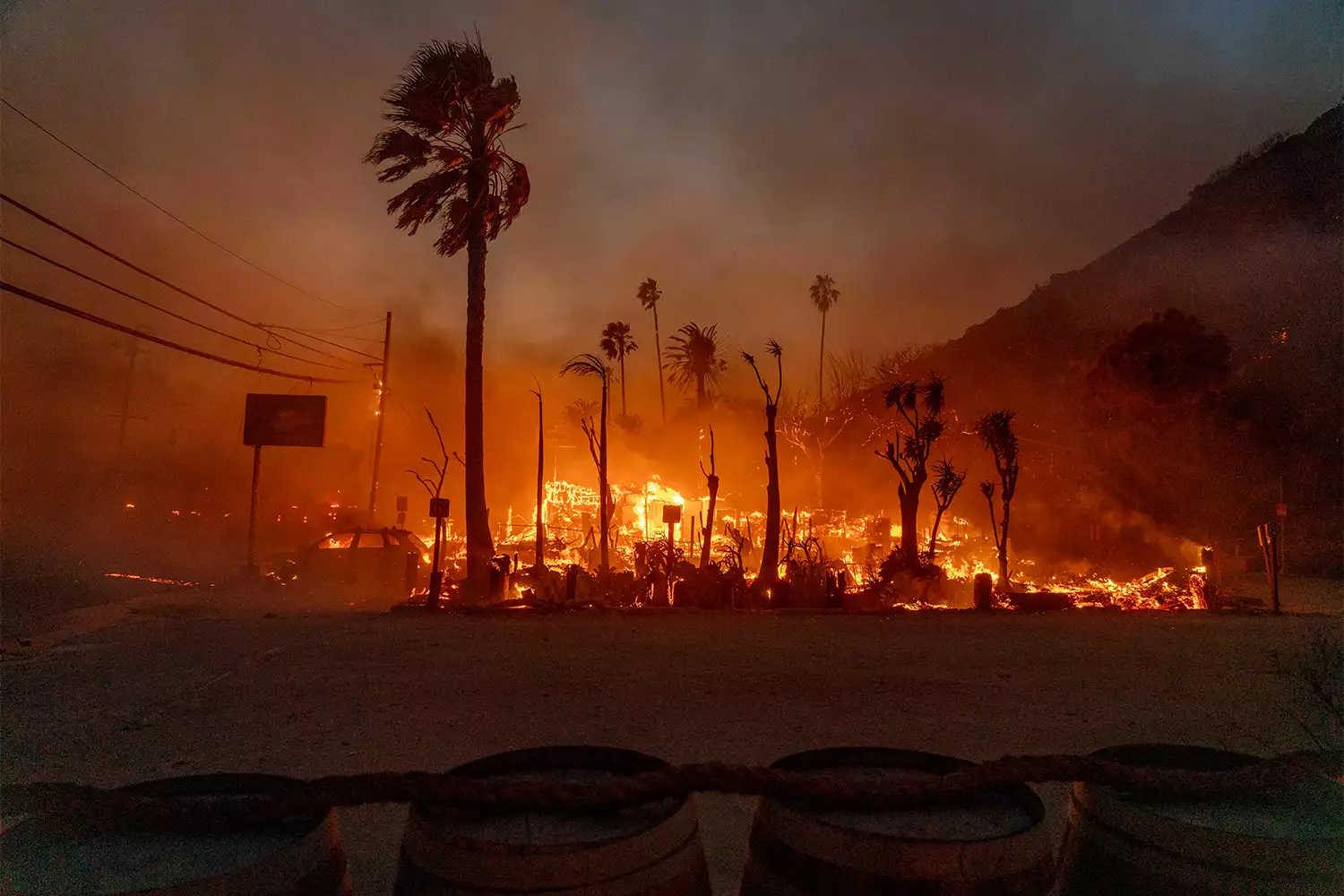 Wildfires Injure Firefighter, Burn Victims Reported Amid Palisades Blaze