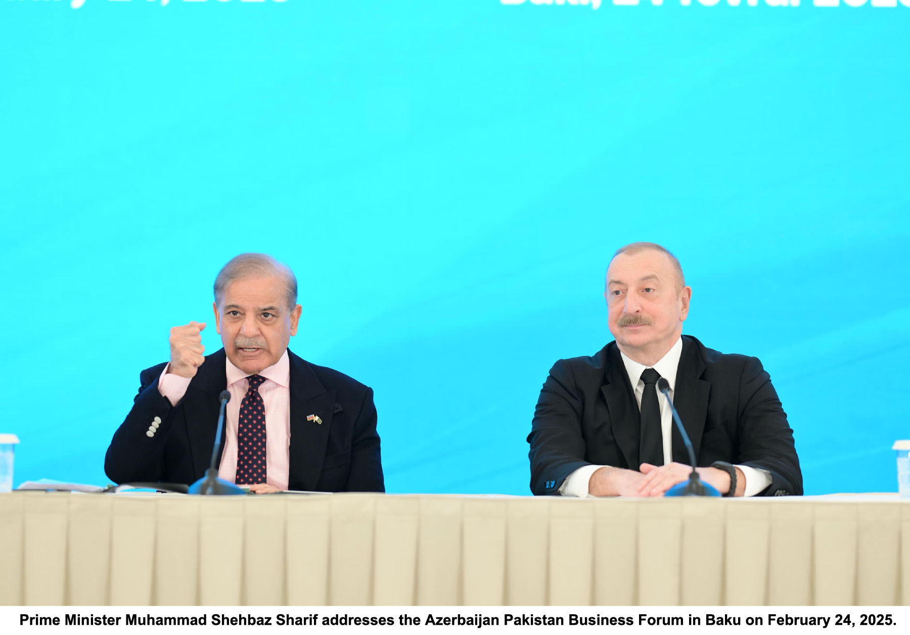 Sharif, Aliyev finalize matters on Azerbaijan's $2 bn investment in Pakistan