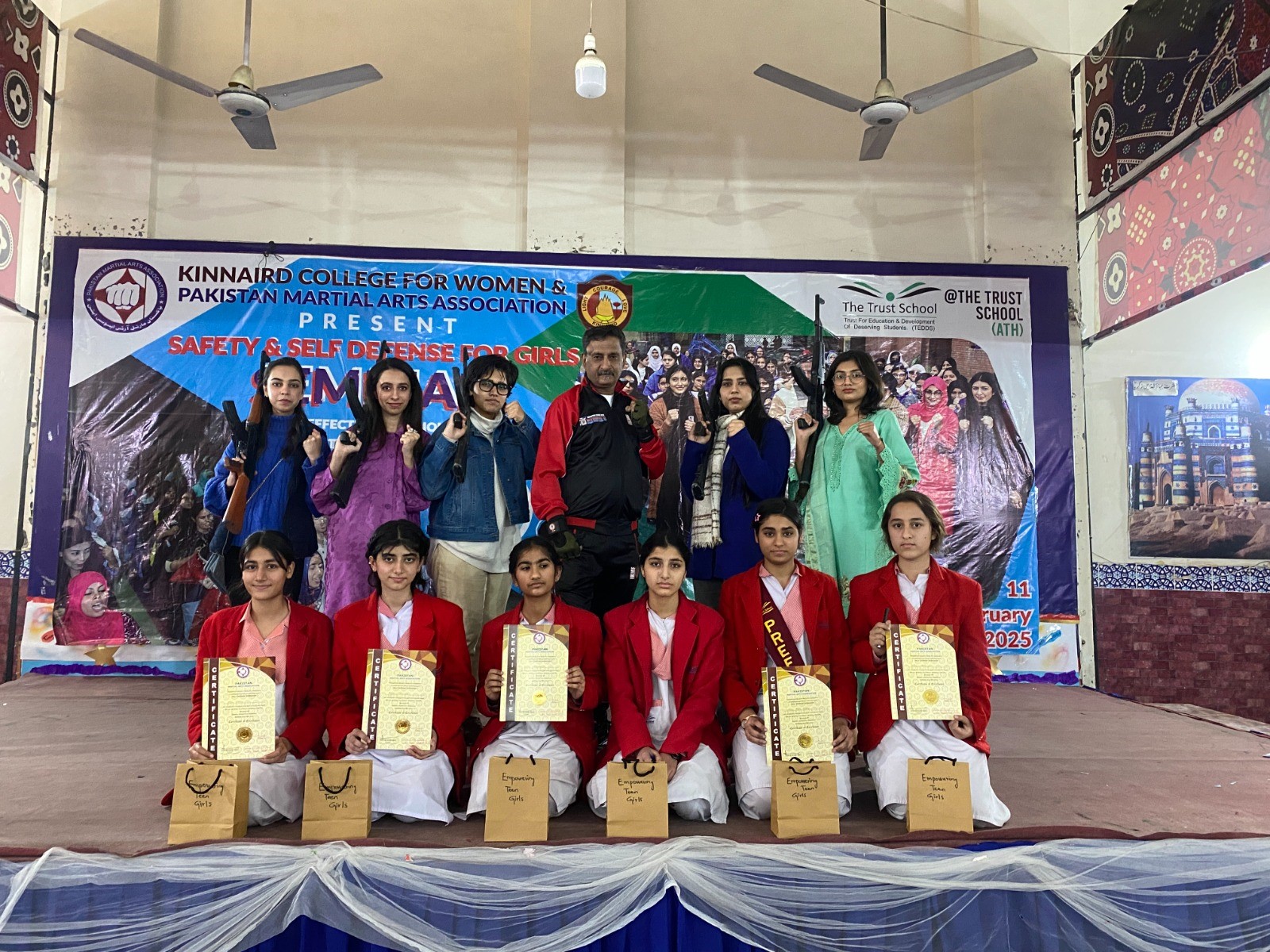 Kinnaird College, PMAA team up to empower girls with self-defense training