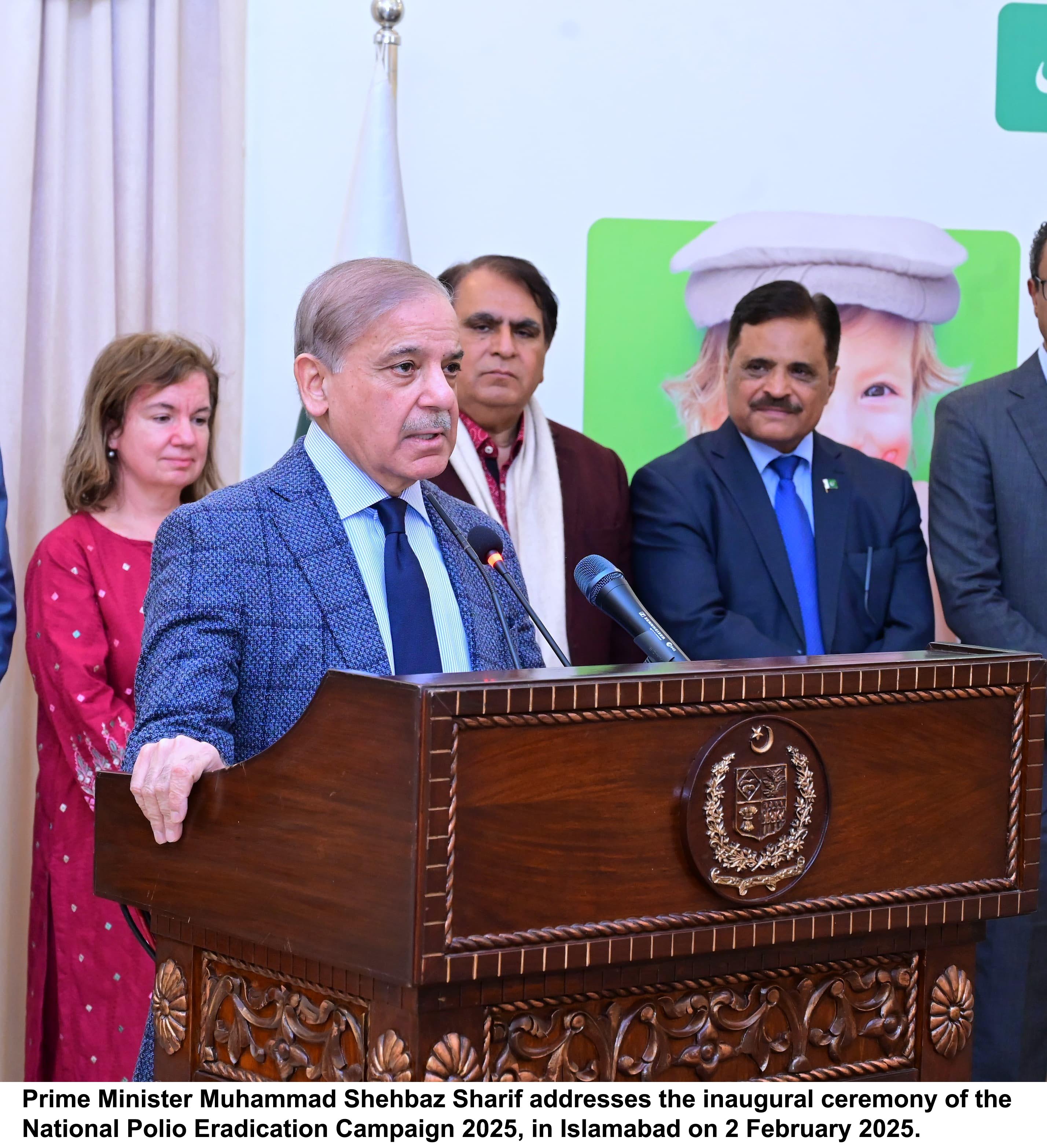 PM Shehbaz kicks off nationwide anti-polio campaign