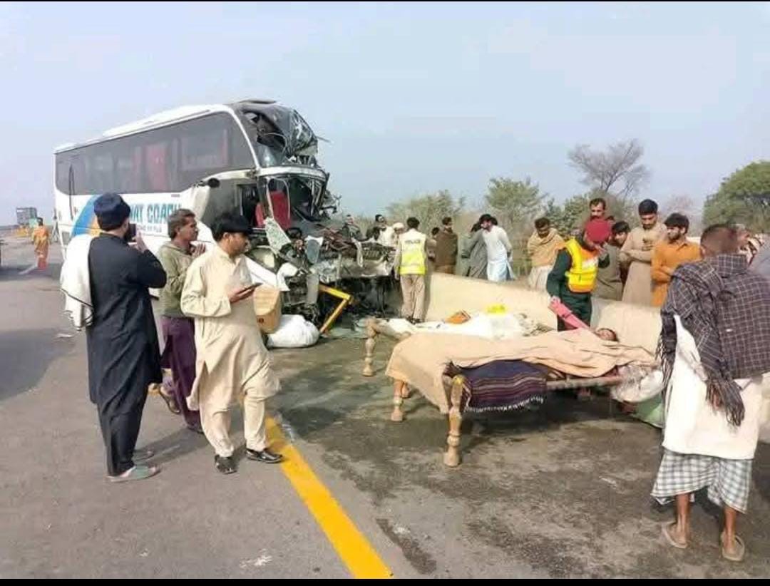 Eight killed in coach-trailer collision; two shot dead