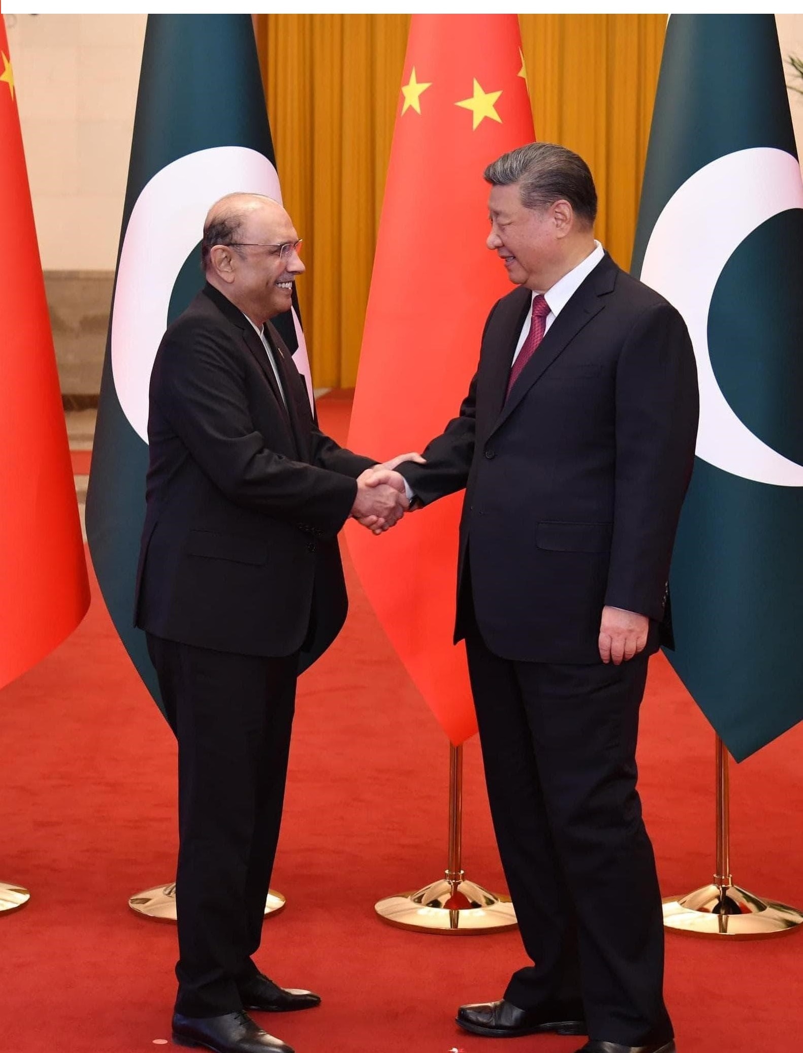 President Zardari, President Xi discuss ‘positive trajectory’ of bilateral relationship