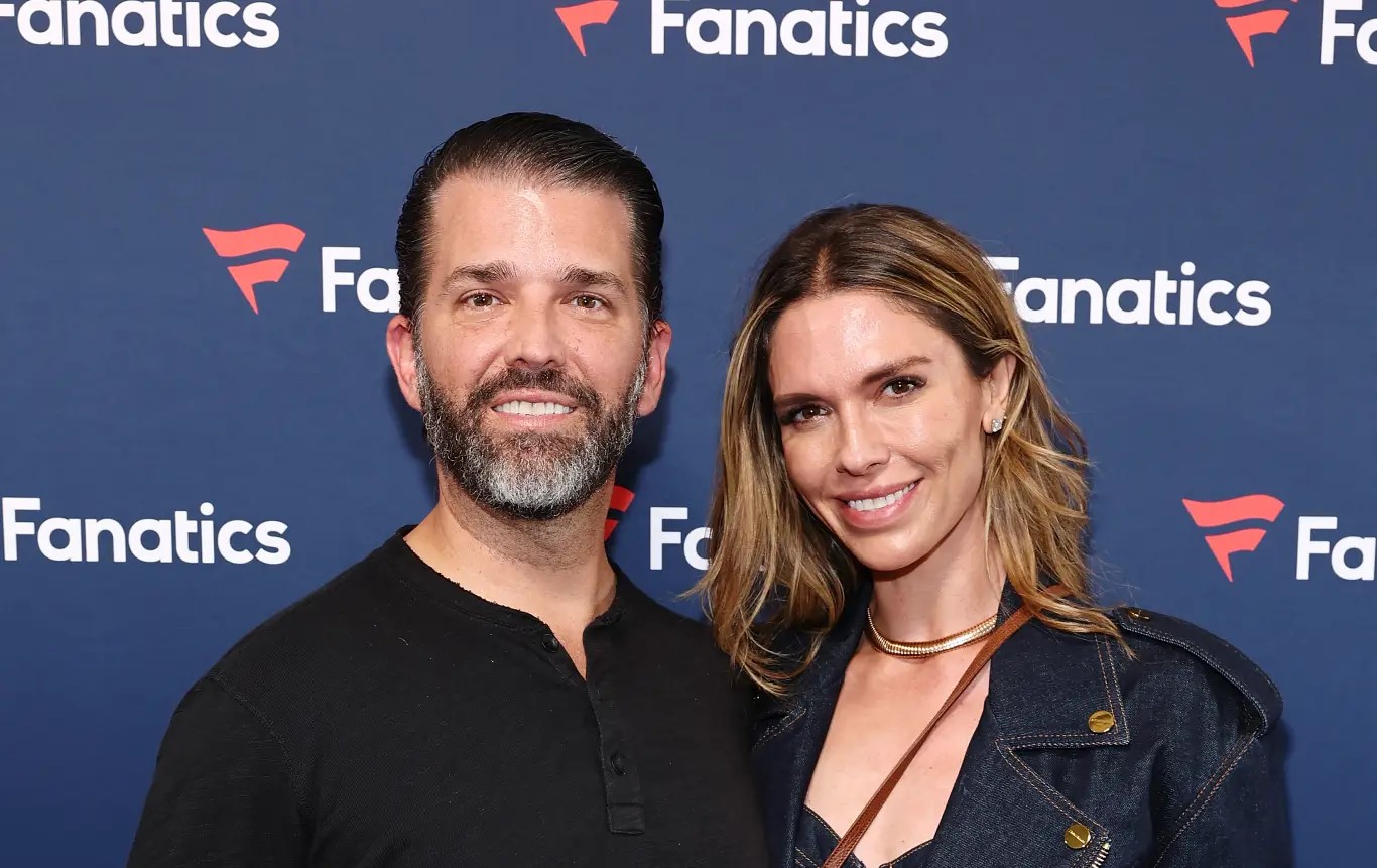 Donald Trump Jr. and Girlfriend Bettina Anderson Step Out at Pre-Super Bowl Party