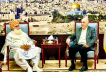 JUI-F chief pledges solidarity with Palestinians in meeting with Hamas officials