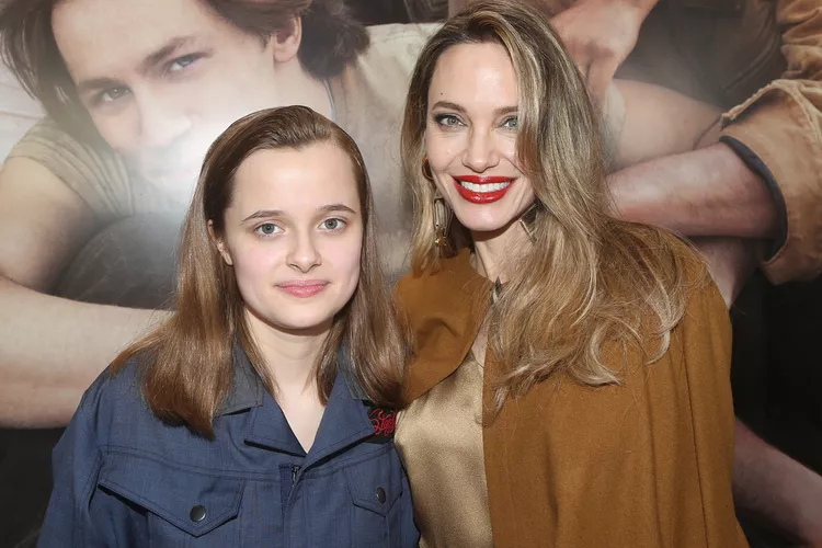 Vivienne Jolie-Pitt Steps Out in Chic Artsy Look While Enjoying a Day Out with a Friend
