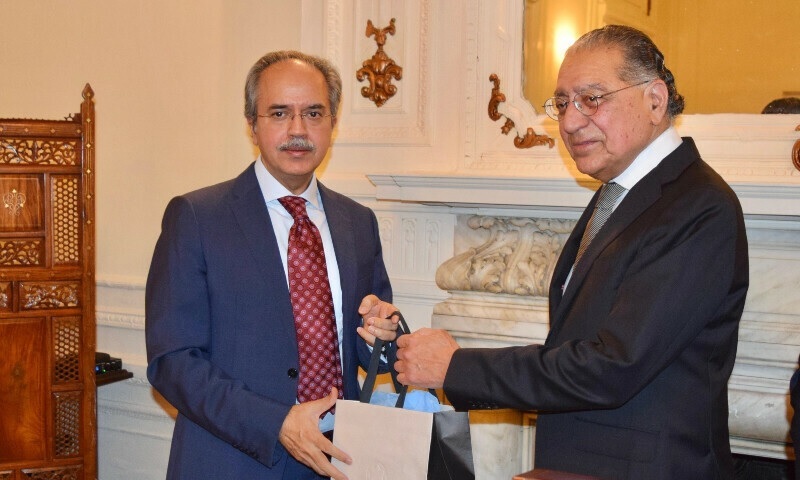 Outgoing Pakistan’s UN Ambassador Munir Akram honoured at farewell reception