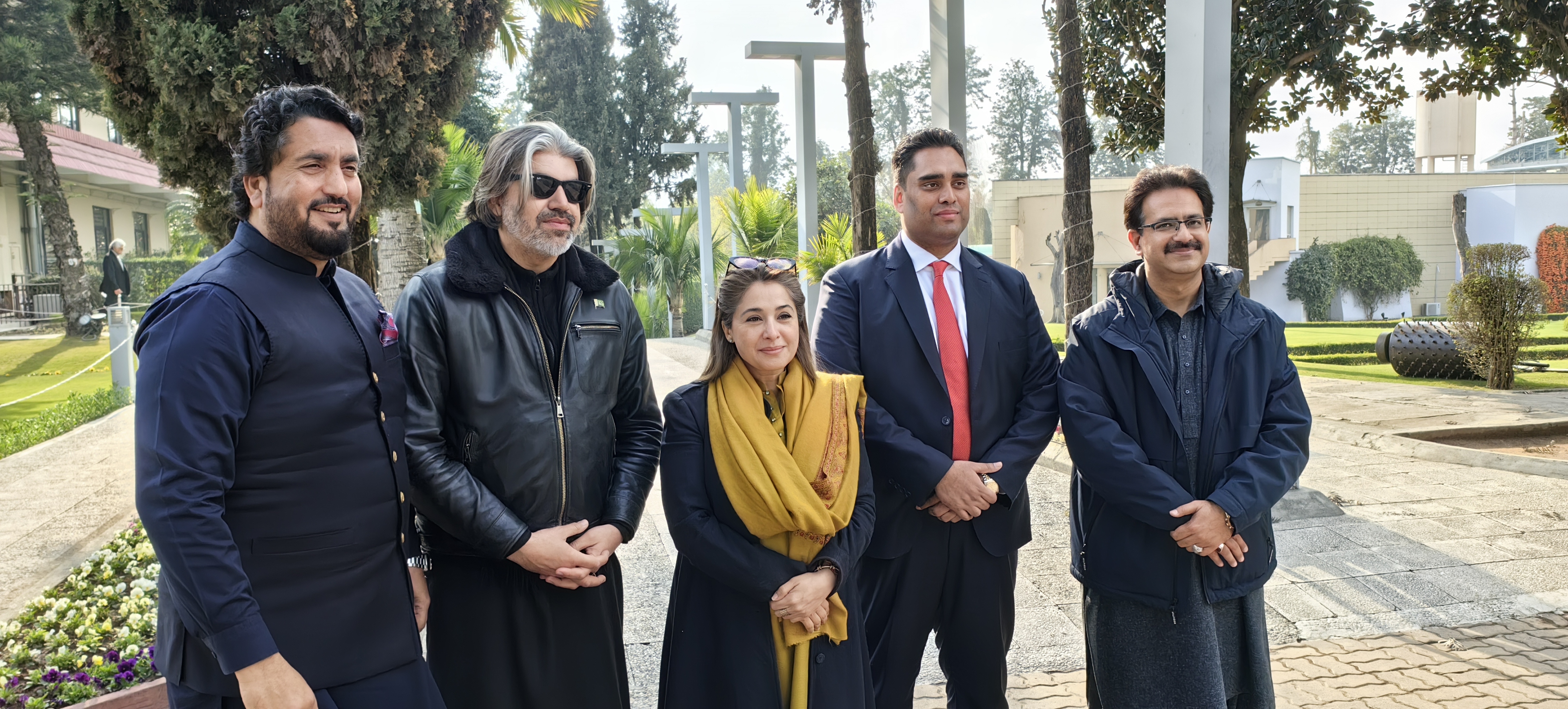 Shehryar Afridi briefs former Danish MP Sikandar Siddique on plight of Kashmiris