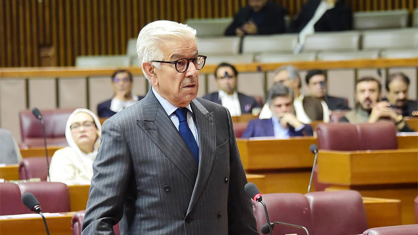 Kh Asif takes jibe at PTI for ‘fake narrative’ on Jaffar Express attack