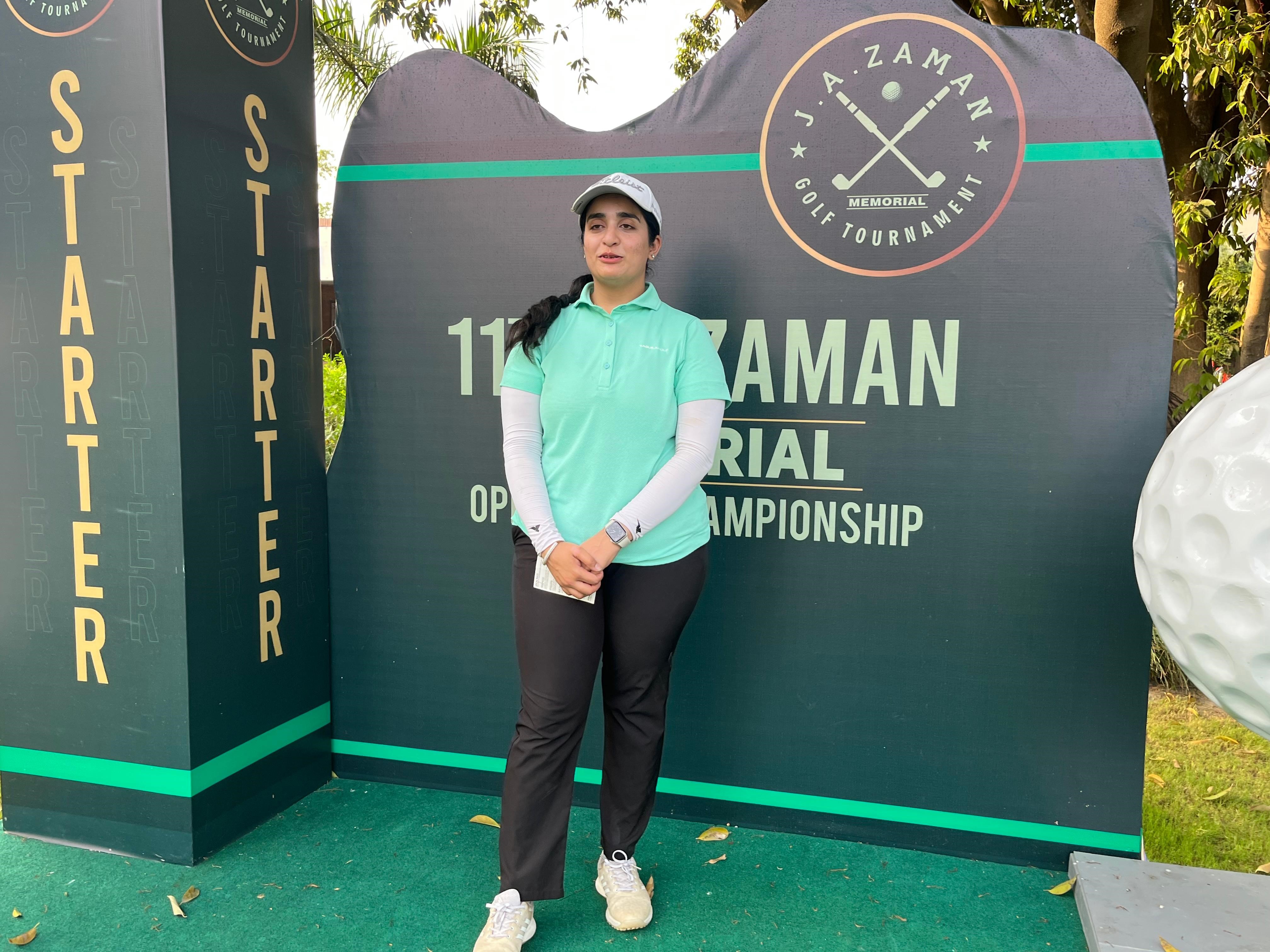 Parkha wins title, Shabbir sets pace amidst rain drama at JA Zaman Memorial Open Golf
