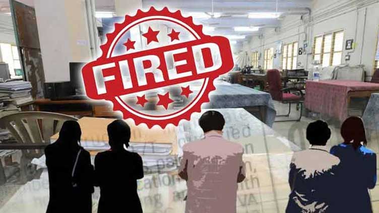 21 contractual employees hired by KP caretaker setup sacked from SGTH