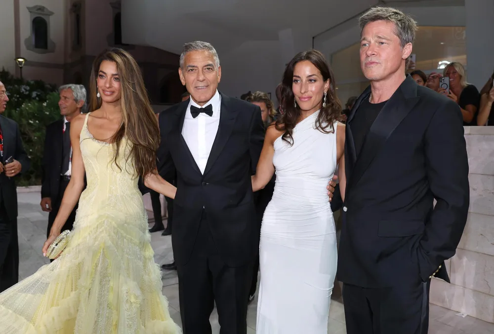 George and Amal Clooney Urge Brad Pitt to Stop Stalling on Commitment to Ines de Ramon