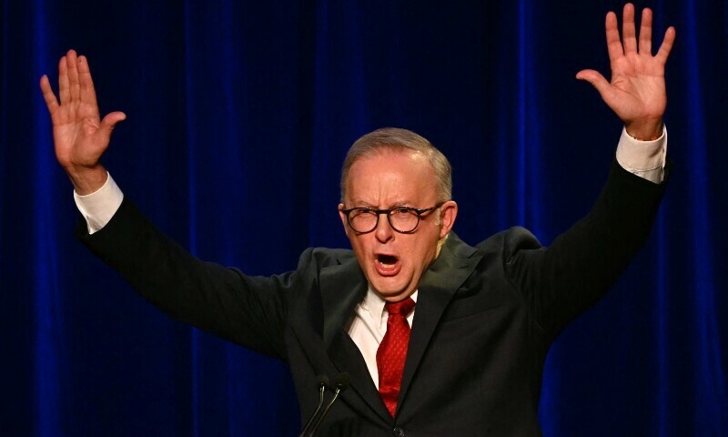 Australia's Albanese claims election victory, riding anti-Trump wave
