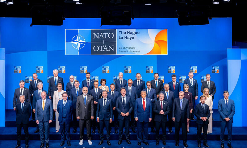 Nato summit commits to higher spending and collective defence