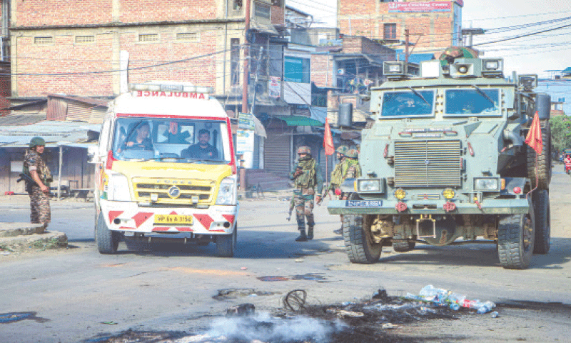 Normal life in Manipur crippled after arson, violence, curfew and shutdown hit state