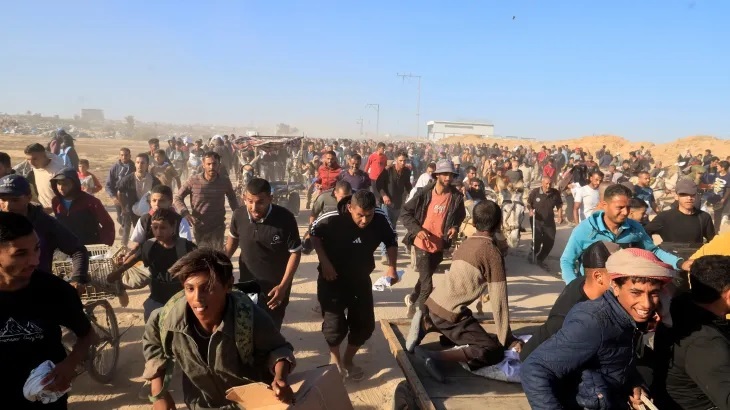 Israeli airstrikes kill 62 in Gaza, including aid seekers