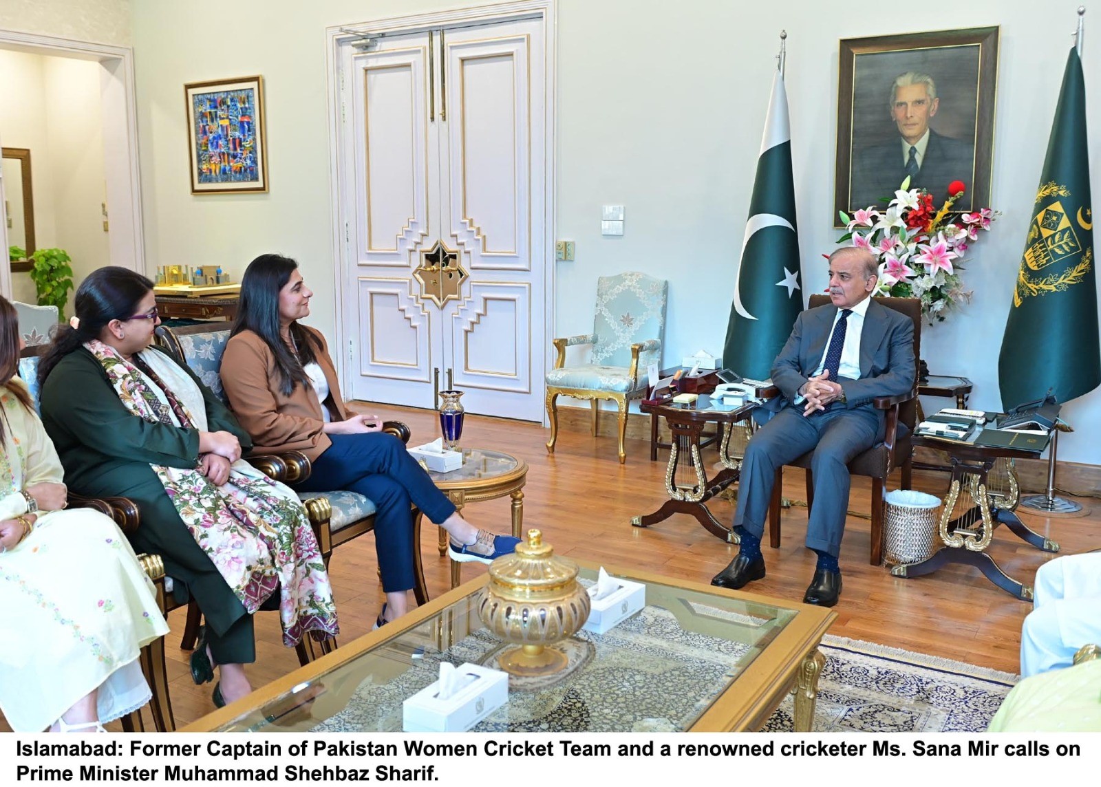 PM felicitates Sana Mir on her induction into ICC’s Hall of Fame