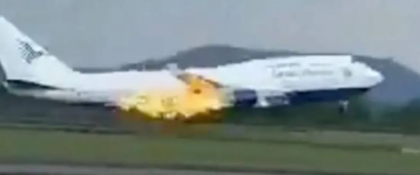 Saudi plane safely lands at Karachi after mid-air engine fire