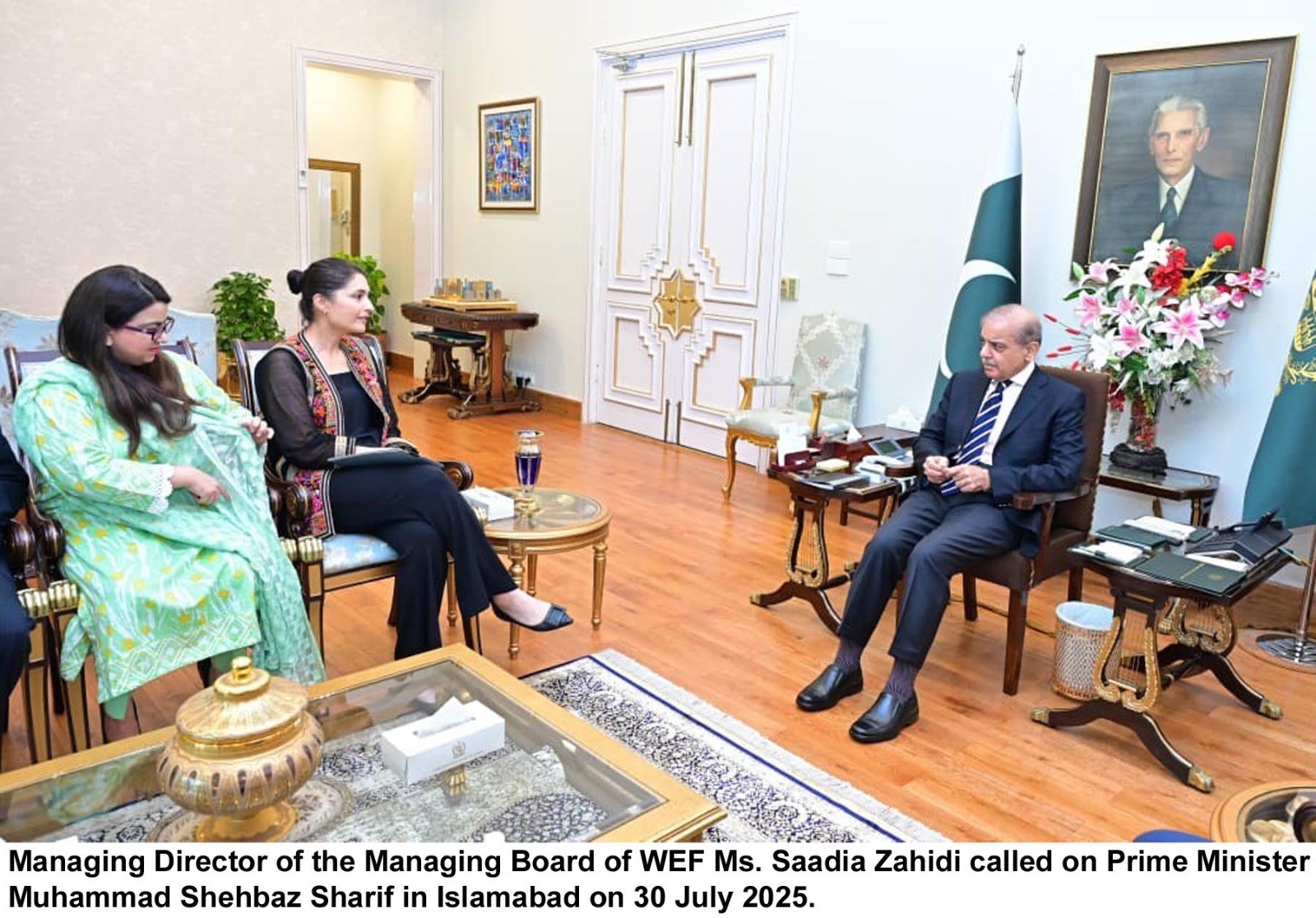 PM reaffirms keen interest in further strengthening collaboration with WEF