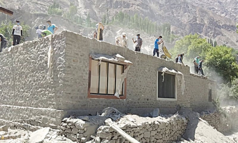 Hunza River flooding spares 50 workers as floods cause widespread devastation
