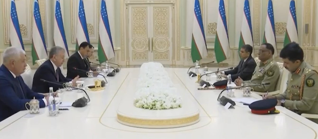 CJCSC, Uzbek President discuss evolving int’l, regional geo-political and security environment
