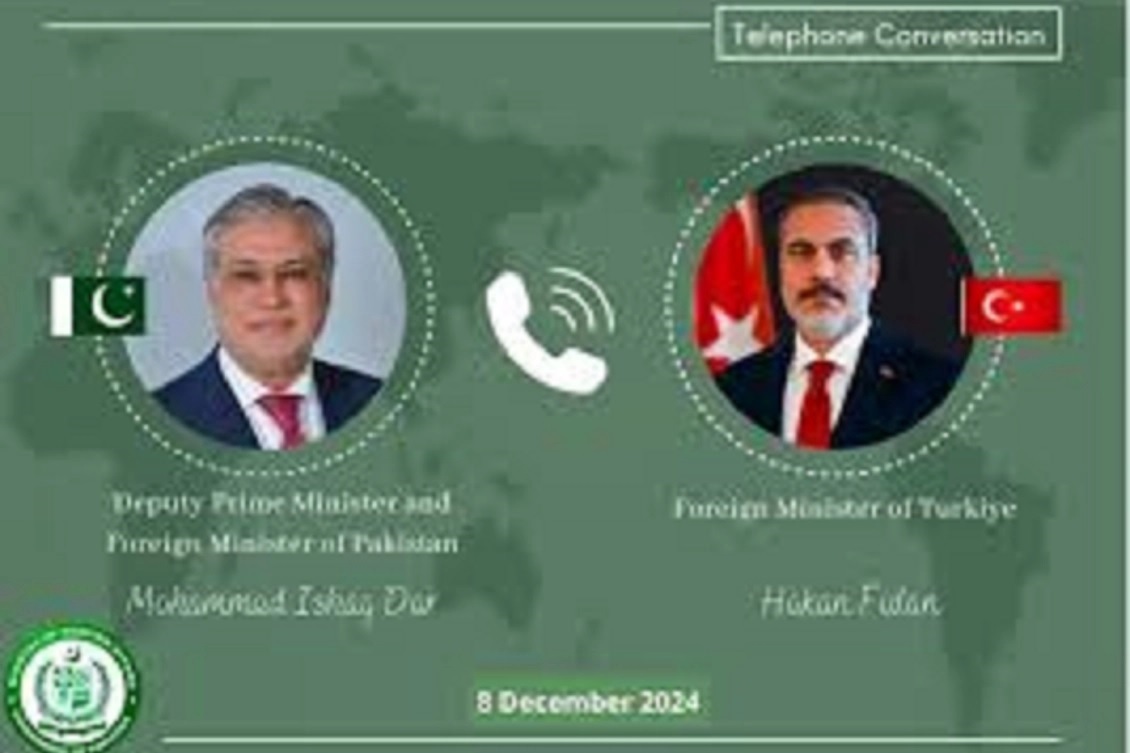 Dar, Turkish counterpart discuss regional, int’l developments in phone call