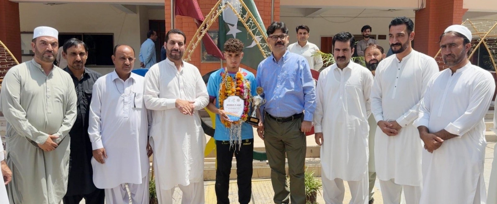 KP DG Sports Honors Football Hero on Return from Norway Cup Victory