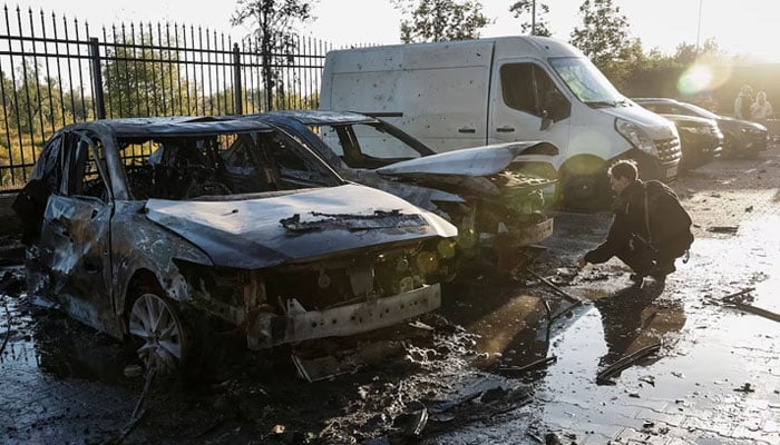 Russia hits Ukraine with barrage of drones, missiles