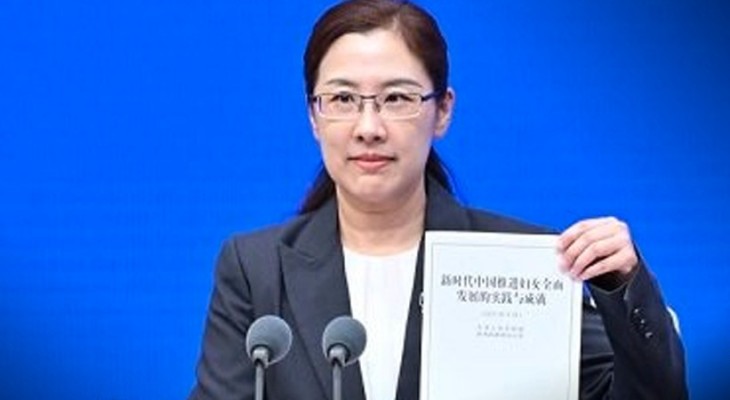 China reports historic achievements in women’s development in new era