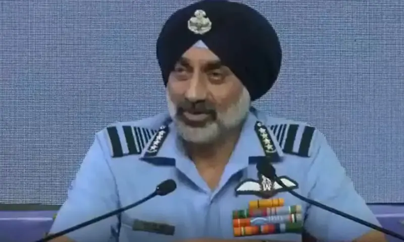 Indian air force chief repeats ‘implausible’ claims of downing 5 PAF jets