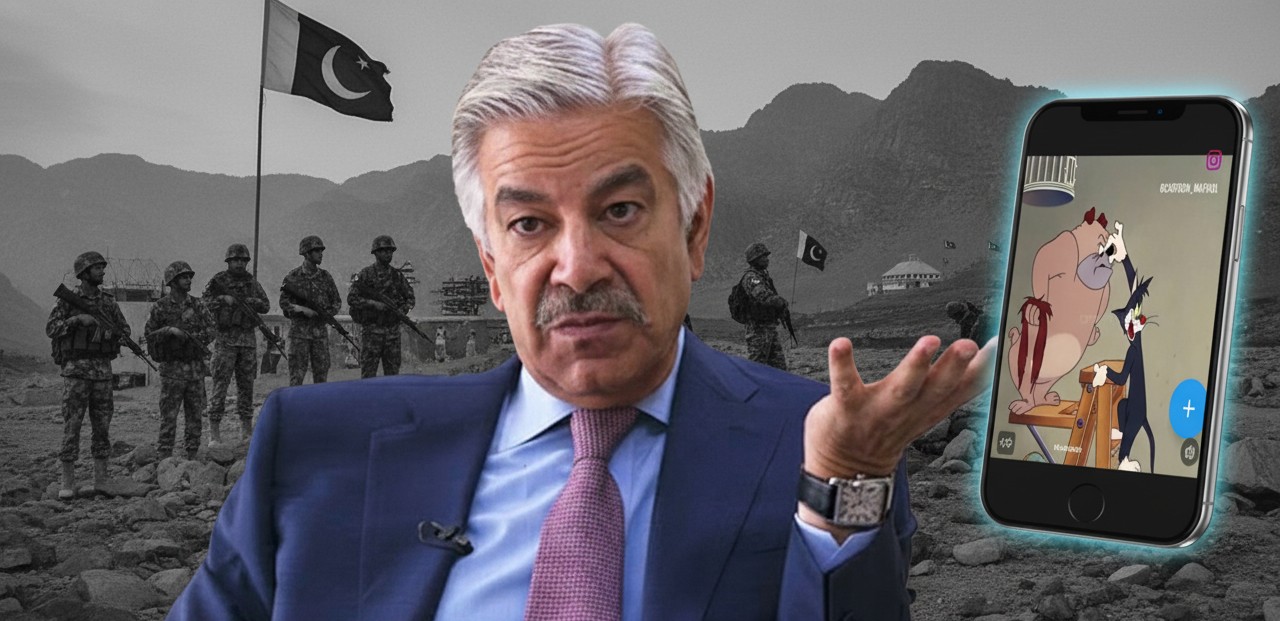 Defence minister draws criticism for sharing cartoon amid border tensions