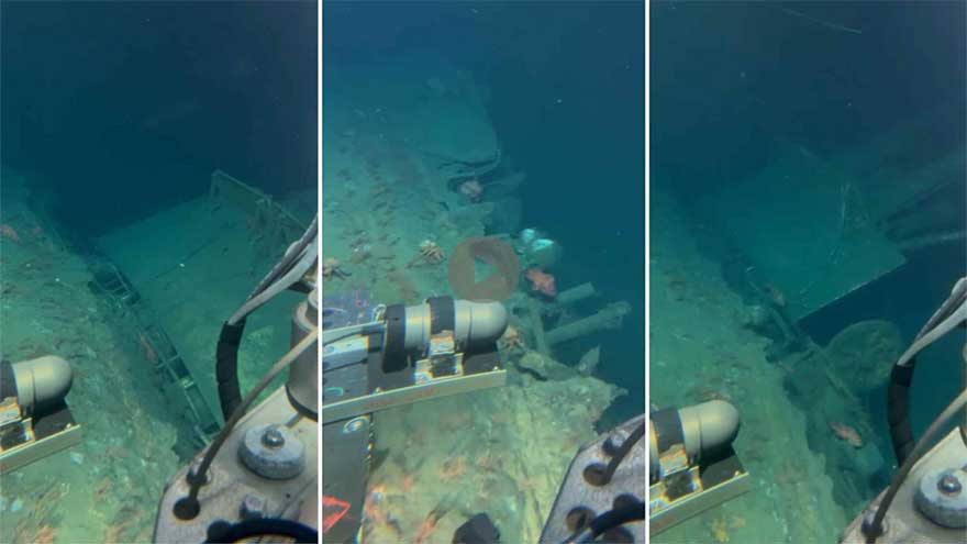 Submarine lost since 1917 found 1,300 feet underwater