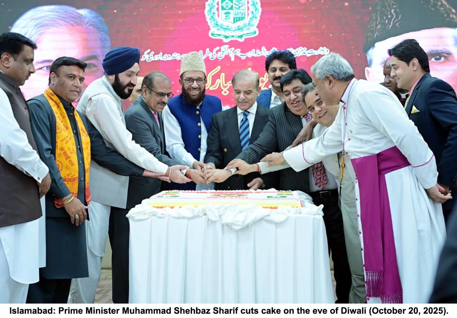 President Zardari, PM Shehbaz celebrate Diwali with messages of unity, light, respect