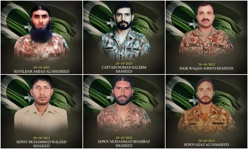 Captain among six soldiers martyred as 7 khawarij neutralized in Kurram IBO: ISPR