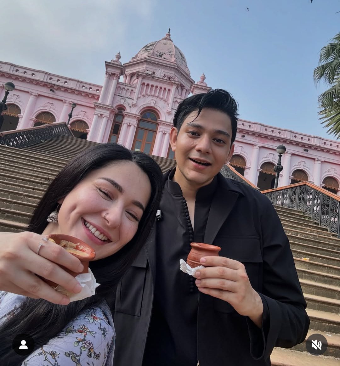 Hania Aamir visits Bangladeshi YouTuber Rafsan’s home