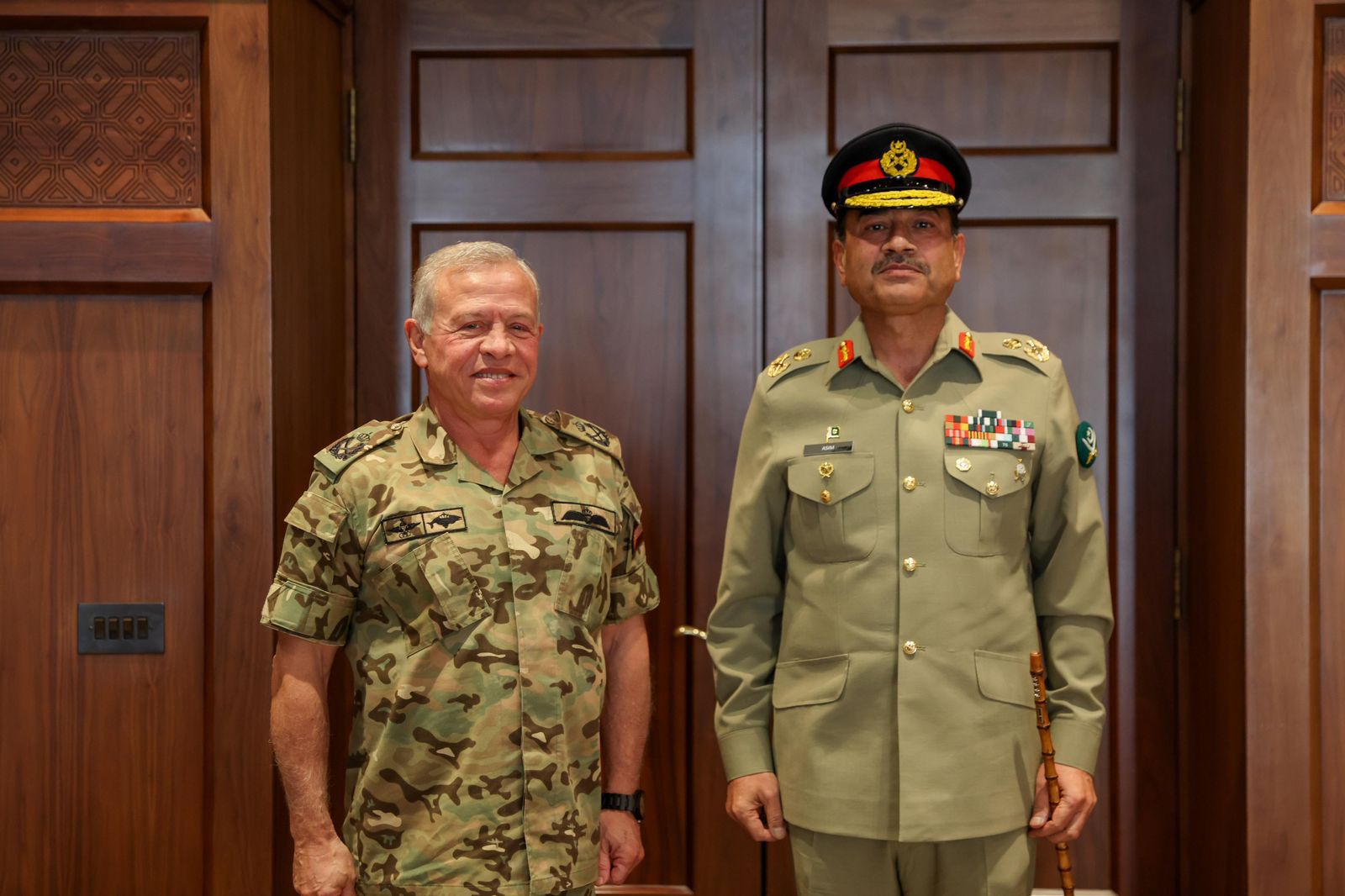 Field Marshal Munir, Jordan's King Abdullah vow to bolster defence cooperation