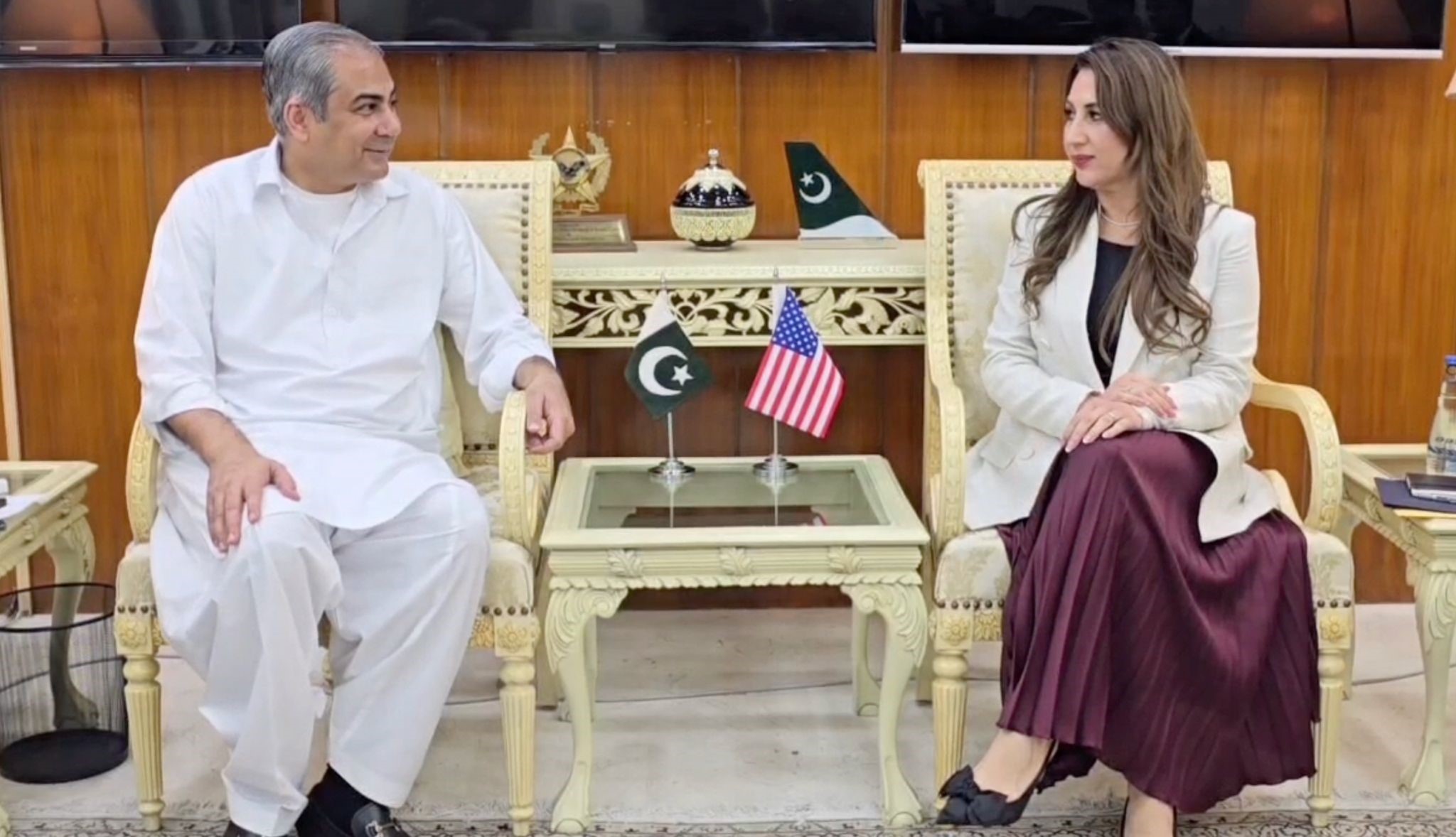 Naqvi, US envoy reaffirm commitment to deepen security, investment cooperation