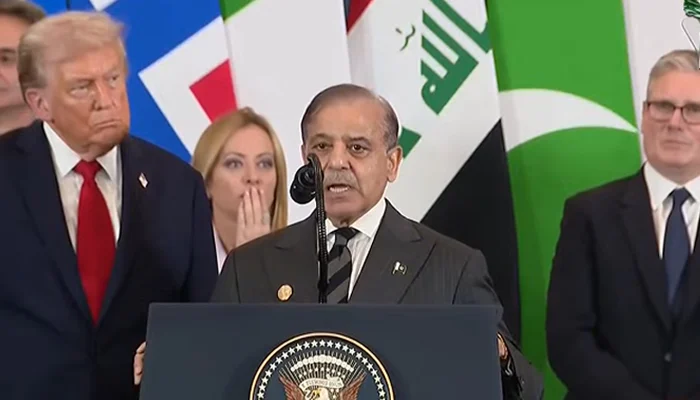 PM Shehbaz praises Trump as 'man of peace' for role in Gaza ceasefire deal