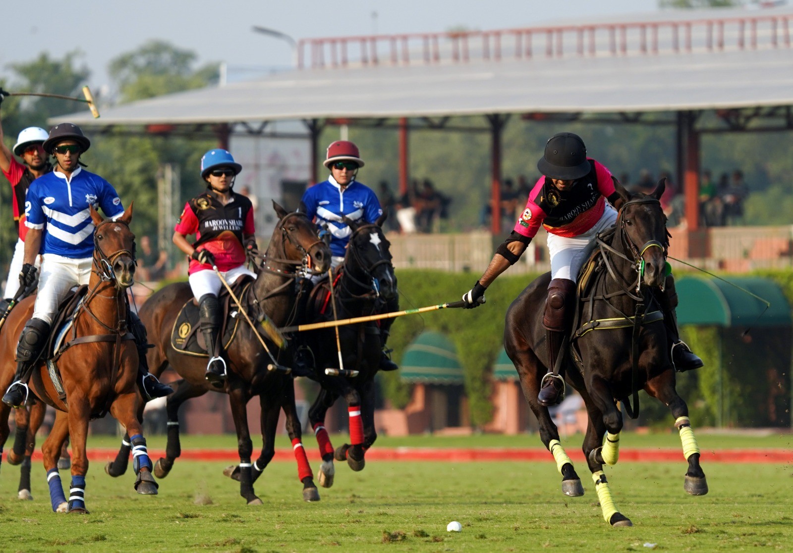 AOS, LSC, Master Paints, HSJ triumph in Lahore Smart City Polo in Pink Cup