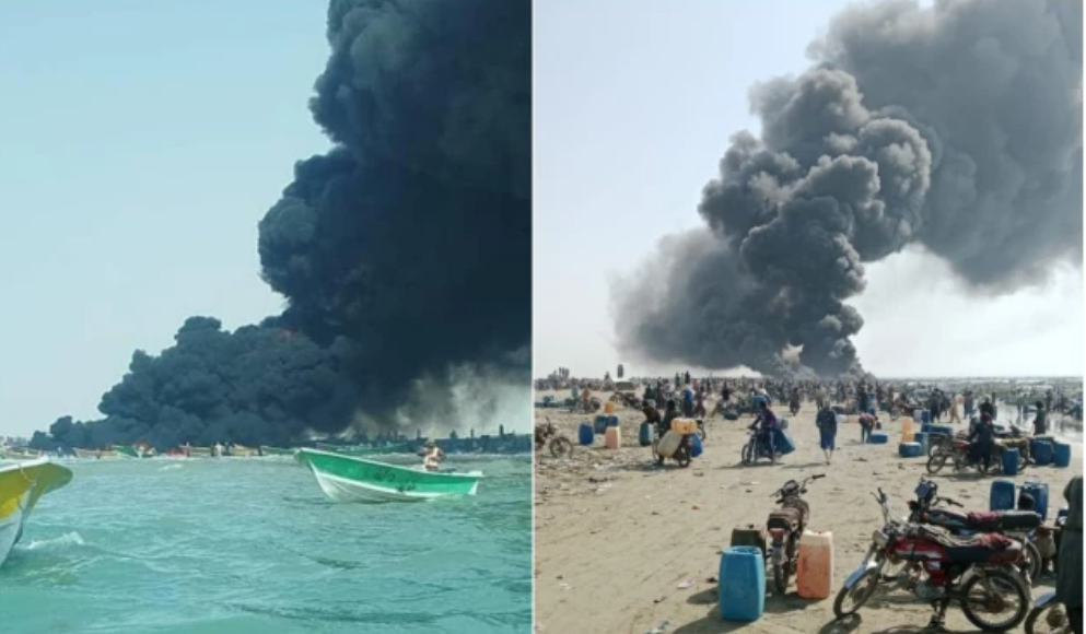 Fire destroys six boats, 20 motorcycles in Gwadar smuggling hub
