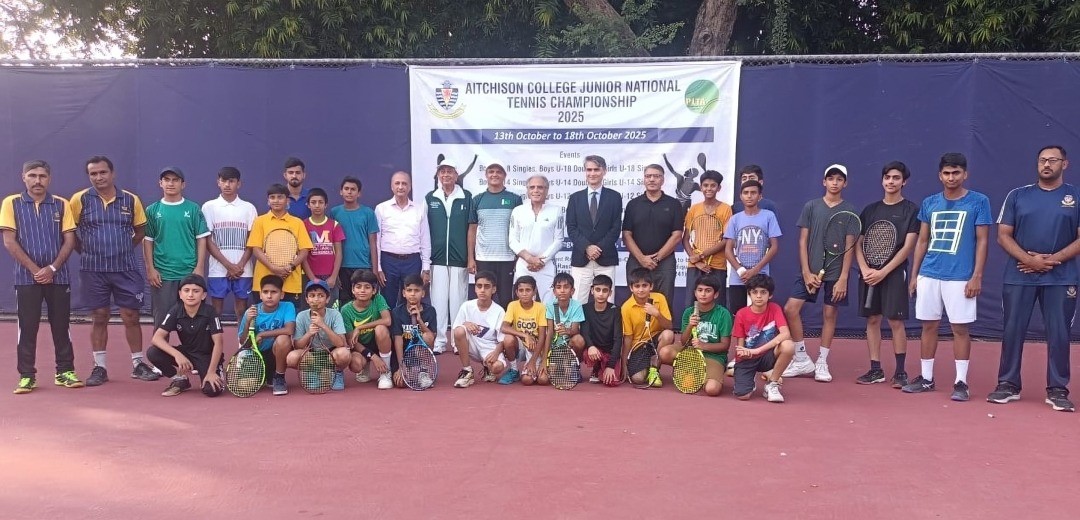 Aitchison College hosts Junior National Tennis Championship 2025 with enthusiastic participation