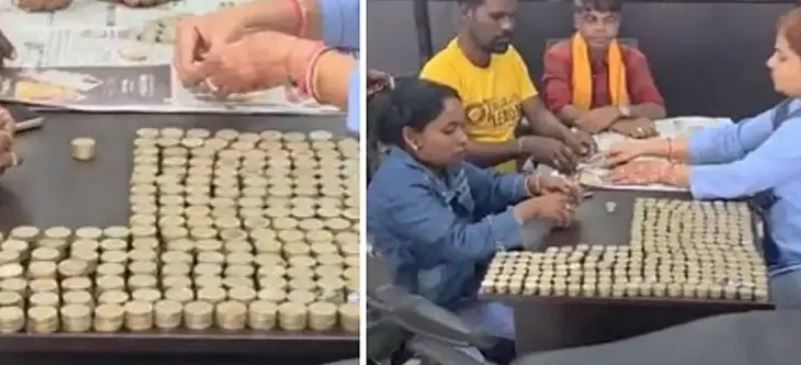 Father saves 40,000 coins to buy scooty for his daughter