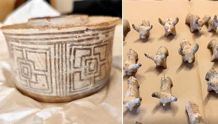 Ancient artefacts returned to Pakistan after years of diplomatic efforts