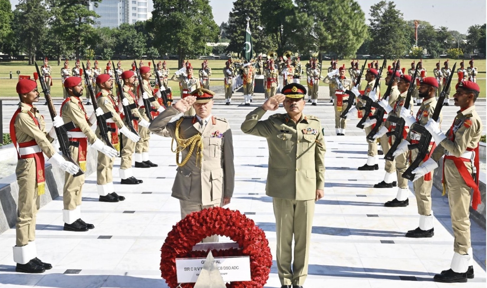 COAS Munir, UK Army Chief reaffirm defence cooperation in key GHQ meeting