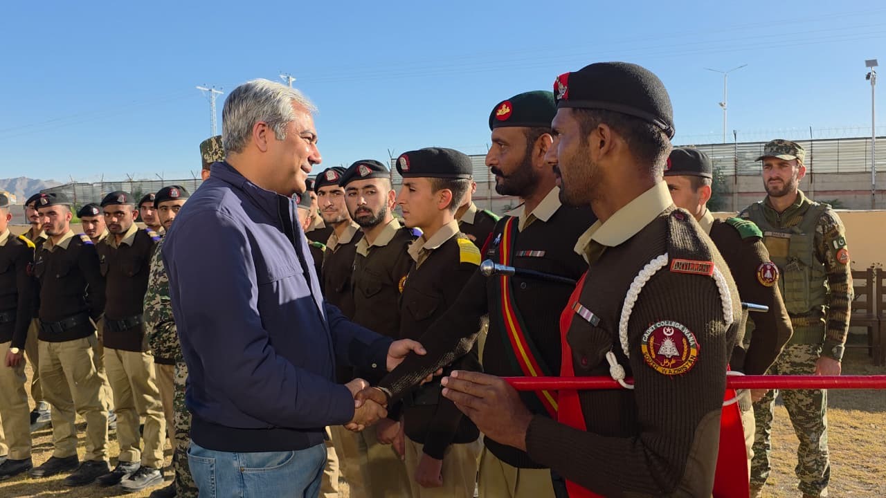 Naqvi visits Wana Cadet College, reiterates cross-border elements responsible terror attacks
