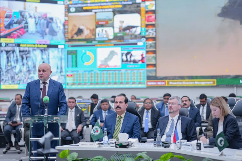 Russia’s minister lauds NDMA initiatives, pledges deeper collaboration in disaster management