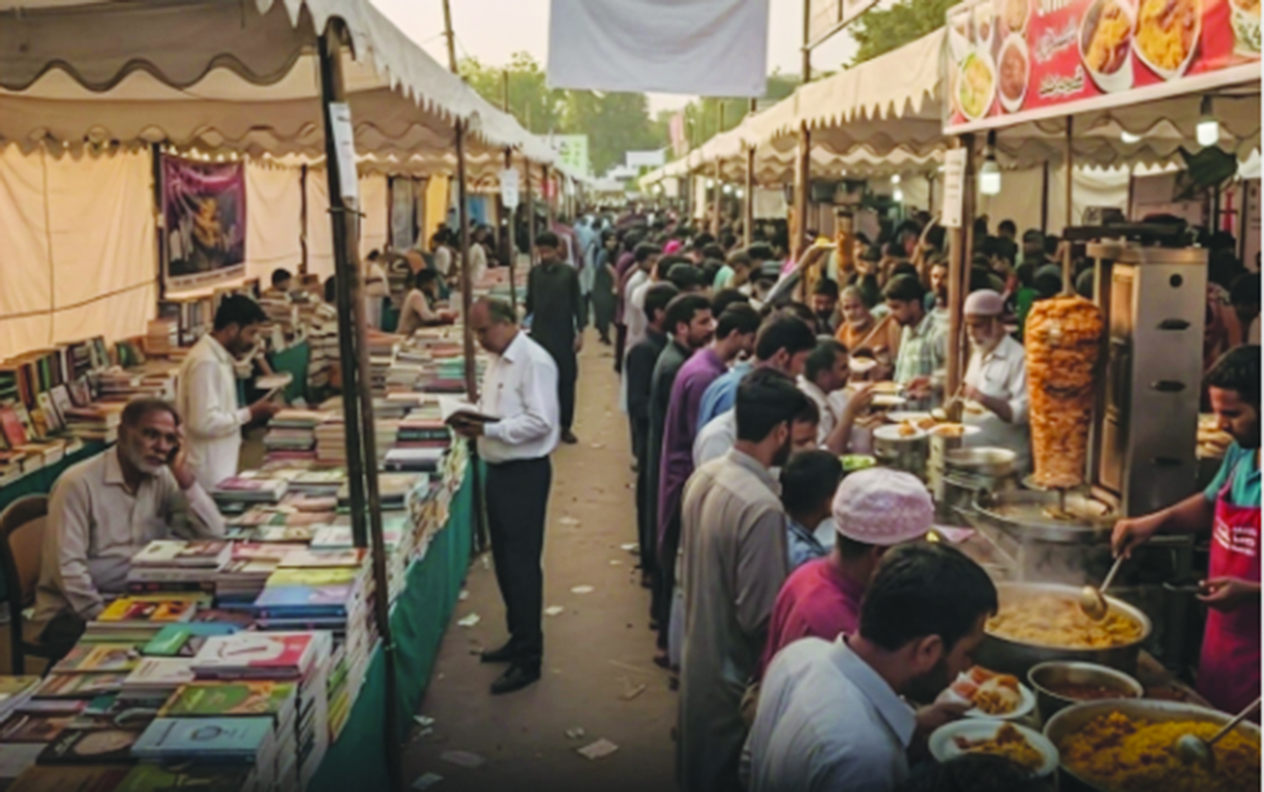 Shawarmas versus books