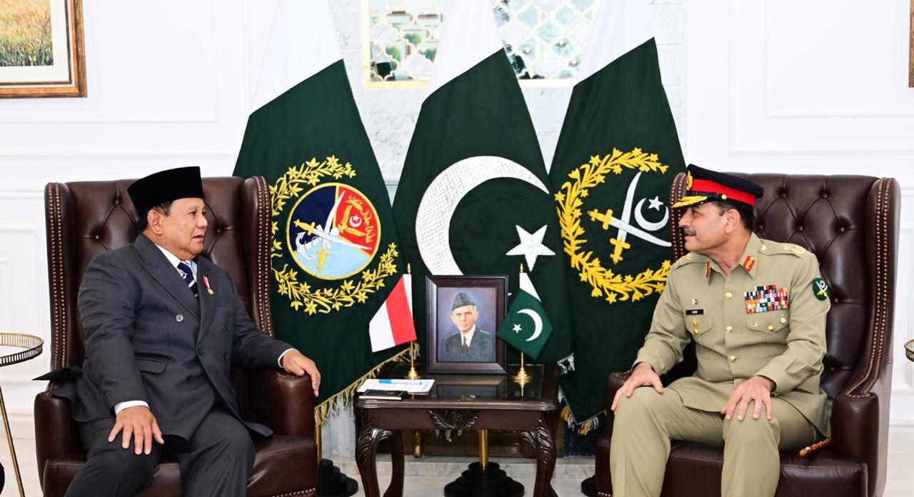 CDF Asim Munir, President Subianto resolve to further cement Pak, Indonesia defence ties