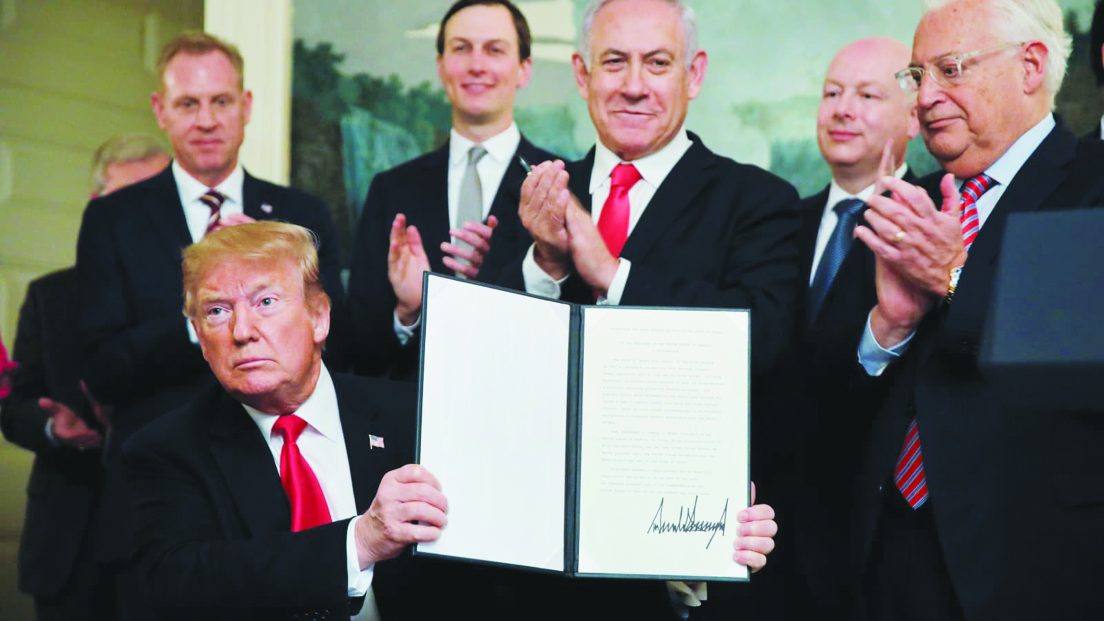 Trump Doles Out Syria’s Golan Heights to Israel