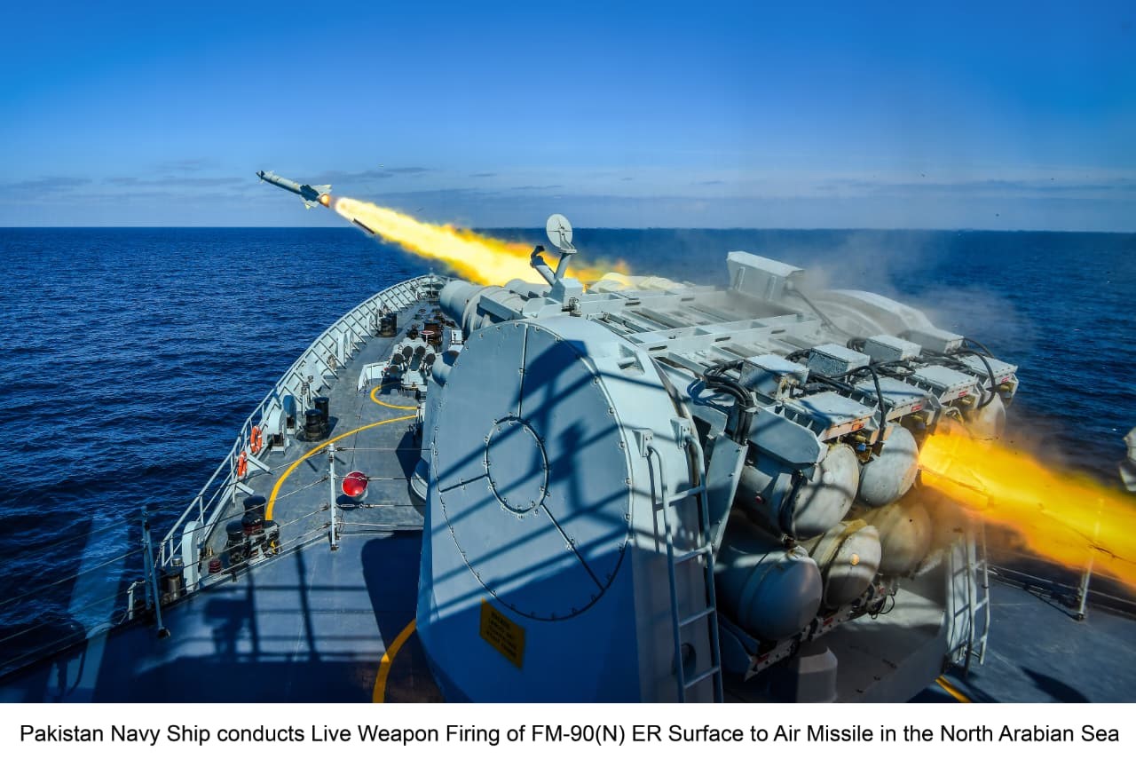PN reaffirms operational readiness through firepower display in Arabian Sea